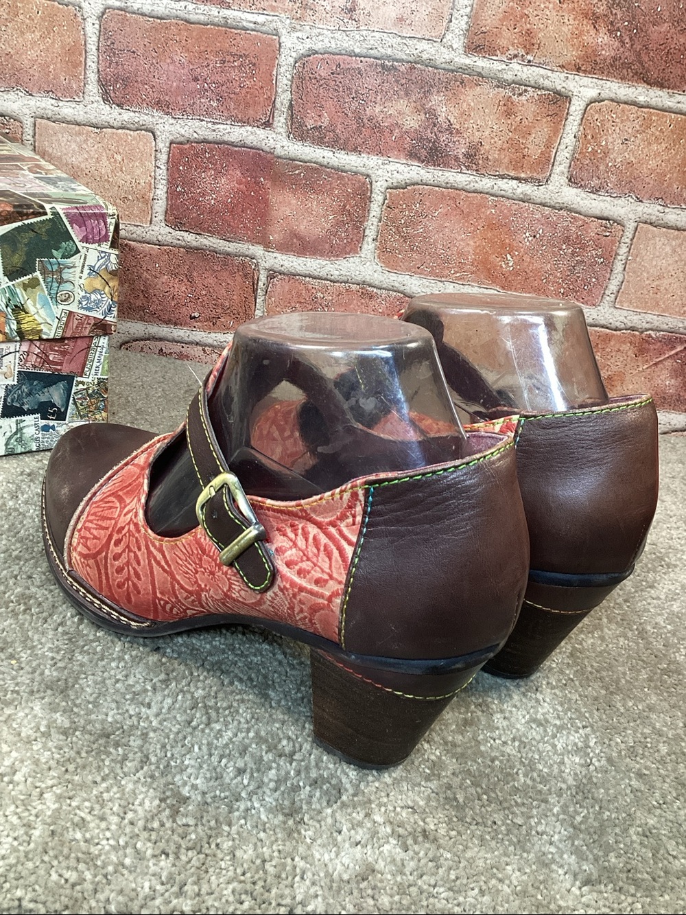 L’Artiste by Spring Step Susana Womens T-Strap pumps size 39 eu size 8.5 US - Picture 7 of 9